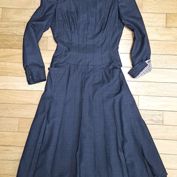 톰브라운 여성 울-캐시미어 원피스 (Size 2)