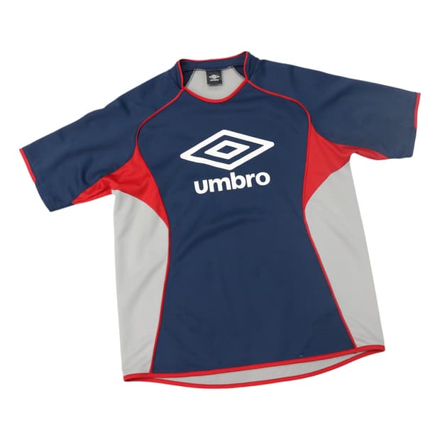 Umbro 엄브로 빈티지 빅로고 블록코어 기능성 반팔티셔츠