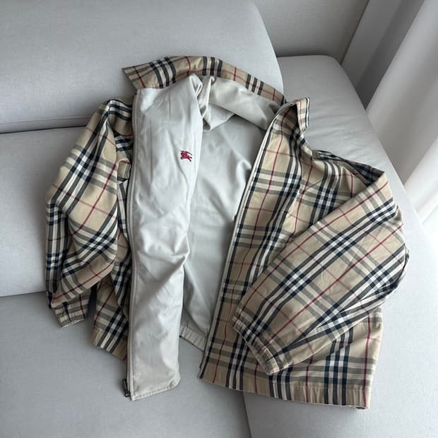 (2XL)버버리 양면 블루종-M702