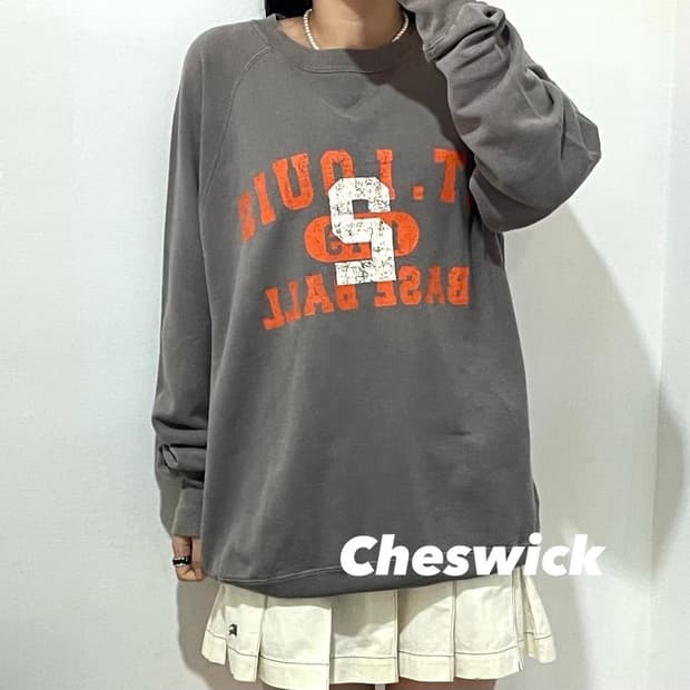 슈가케인 cheswick 프린팅 맨투맨