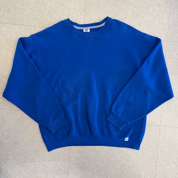 00s 러셀 블랭크 스웻셔츠