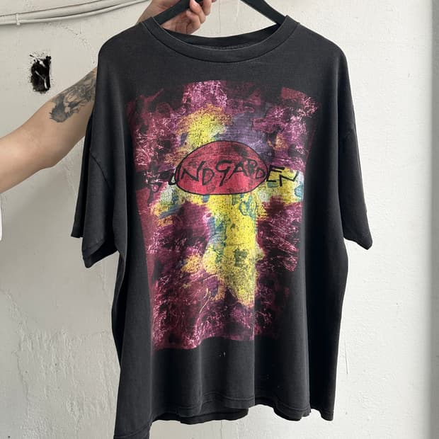 90's OG 빈티지 사운드가든 티셔츠 빈티지 밴드티셔츠
