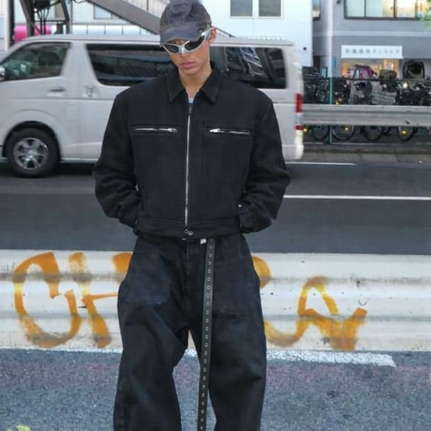 아워글라스 파워숄더 울자켓