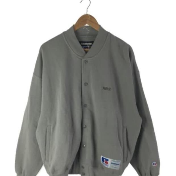 네이버후드x러셀 애슬레틱 베이스볼 자켓