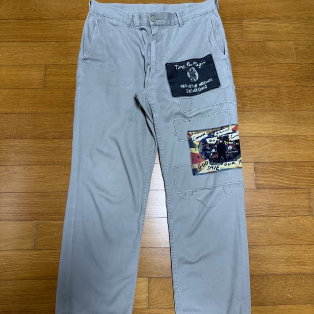 꼼데가르송 옴므 플러스 jamie reid 팬츠