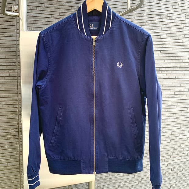 프레드 페리 블루종 자켓