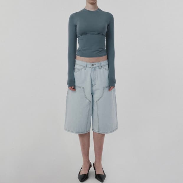 Suade Fit jersey blue gray