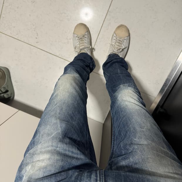 Diesel THAVAR 워싱 슬림 데님