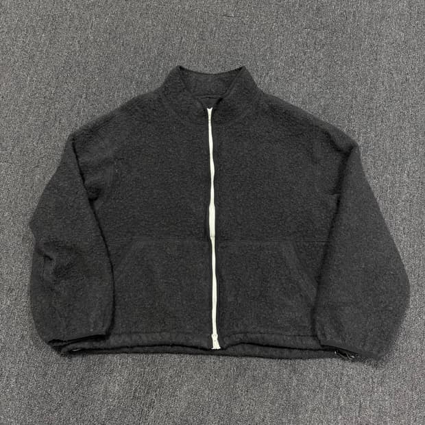 포터리 모 원단 플리스 자켓