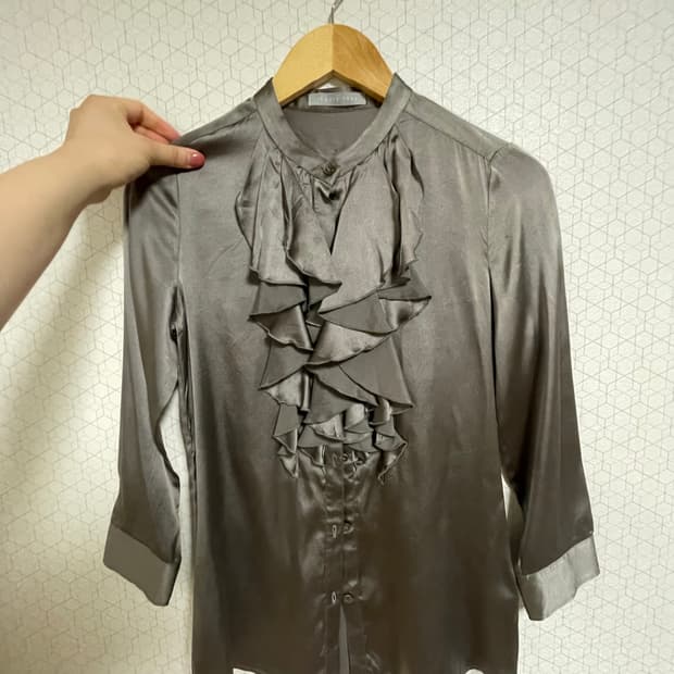 띠어리 럭스 실크블라우스