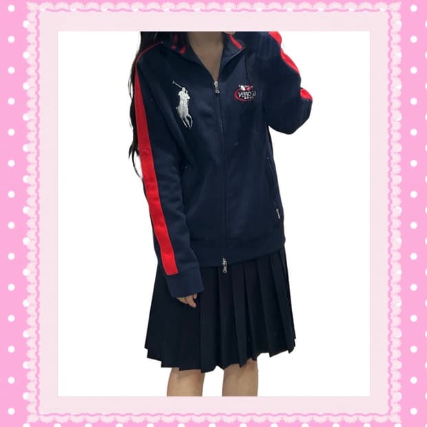 폴로 빅포니 USopen 고전 져지 네이비