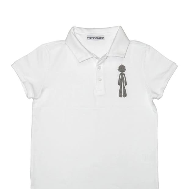 (Renhouse) POLO SHIRTS WHITE