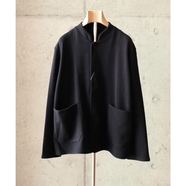 comoli 코모리 캐시미어 스탠드 카라 자켓