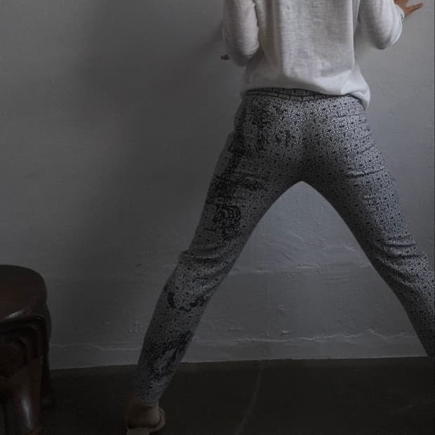 CHIIAGUN PRINTED ToryBurch trousers
