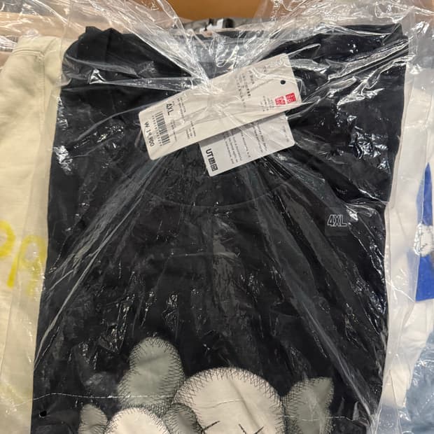 카우스 x 유니클로 티셔츠 4xl