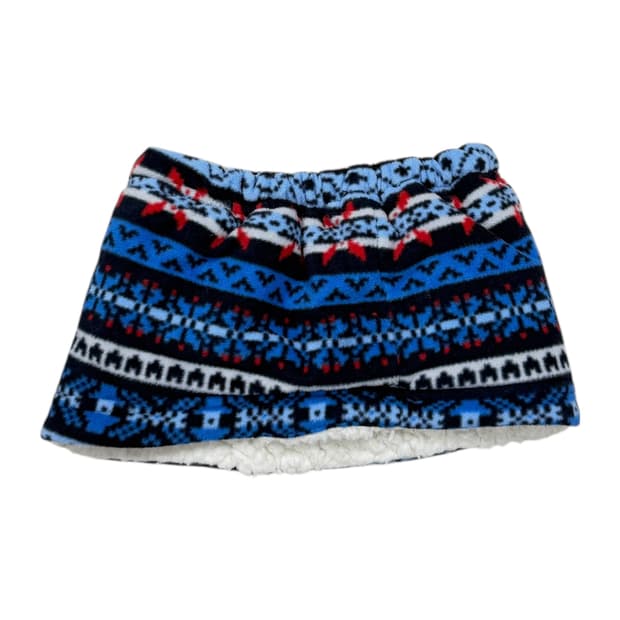 유니클로 털 넥워머 머플러 블루