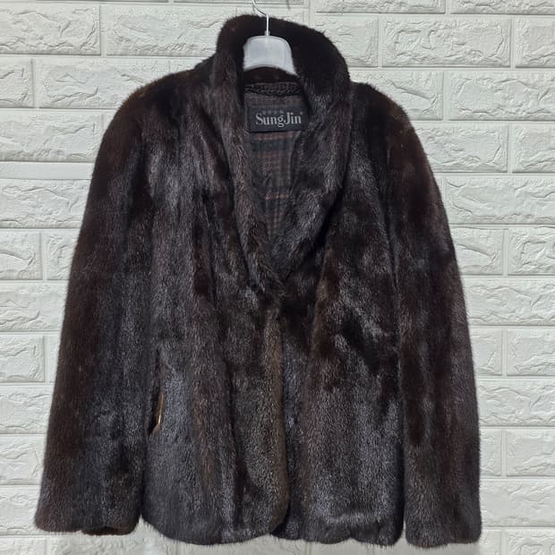 택포) L 성진모피 밍크 코트