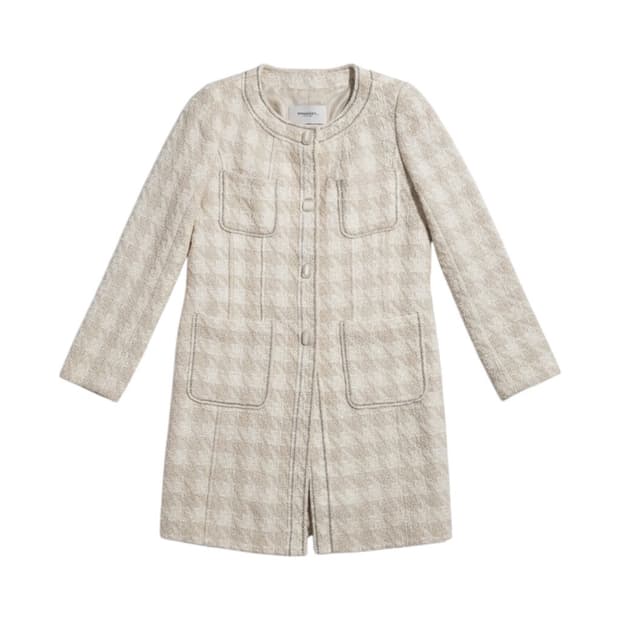 지고트 트위드 코트