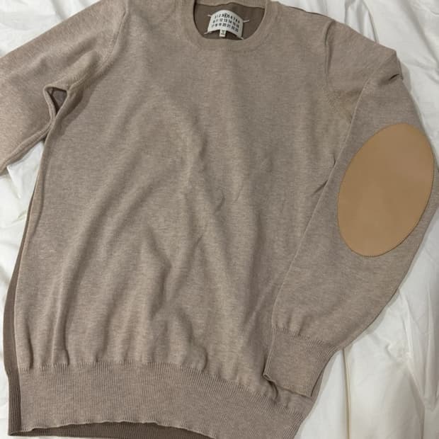 마르지엘라 엘보우 패치 니트