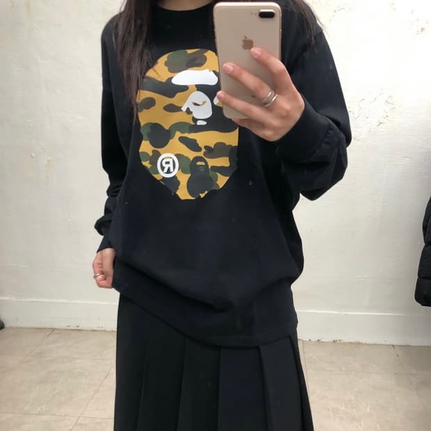 [새상품]베이프 롱슬리브