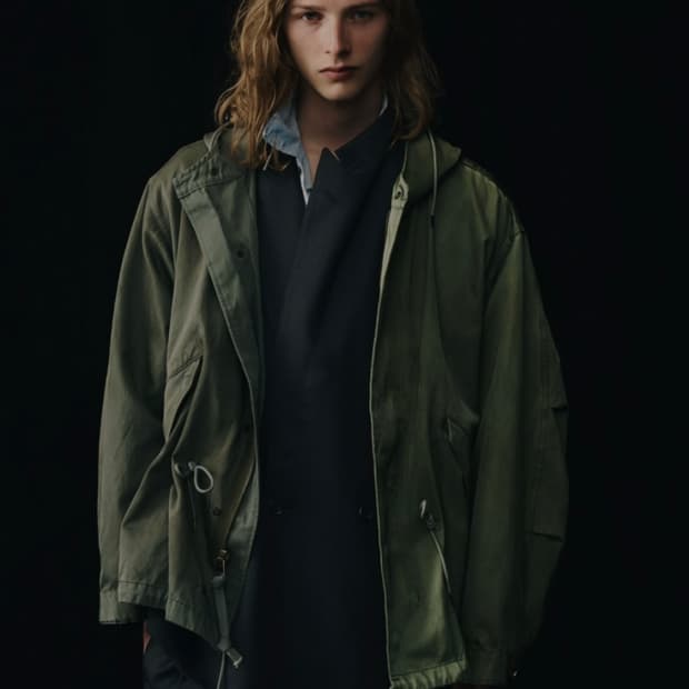 A.PRESSE Vintage Silk Hoodie Jacket 3