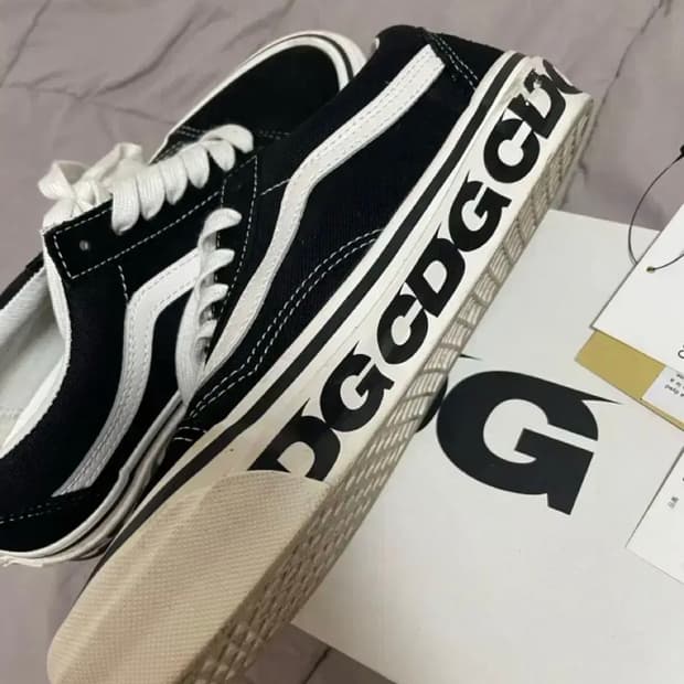 CDG 꼼데가르송 콜라보 반스 올드스쿨 블랙