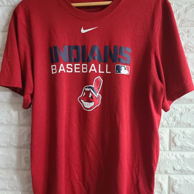 나이키 인디언스 반팔 티셔츠 레드(실100)