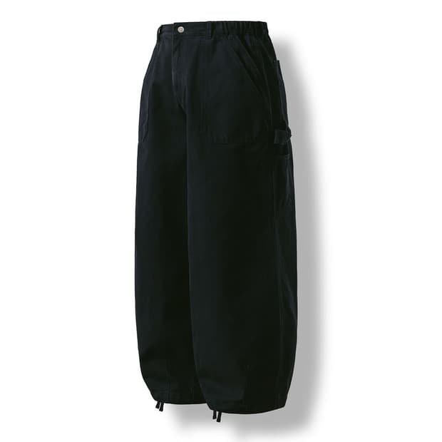 Double Fatigue Balloon Pants - Black