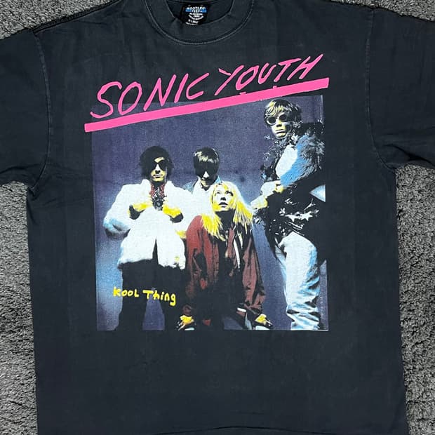 (rep) 빈티지 소닉유스 티셔츠 pink