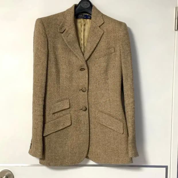 랄프로렌 린넨 헤링본자켓 