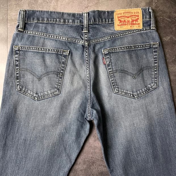 리바이스511 빈티지 슬림핏 코튼 데님팬츠 