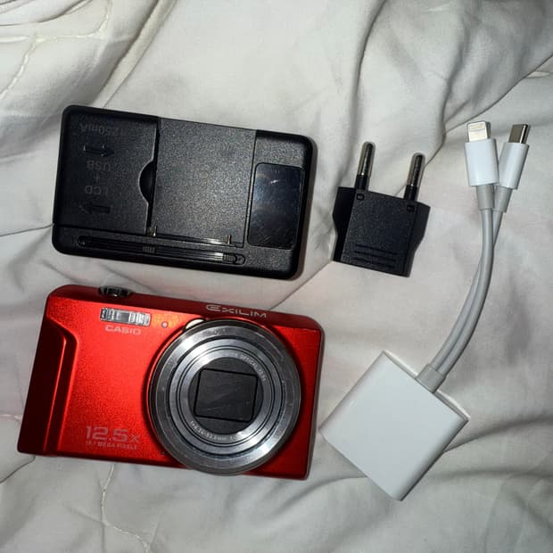 카시오 엑슬림 zs-160 레드