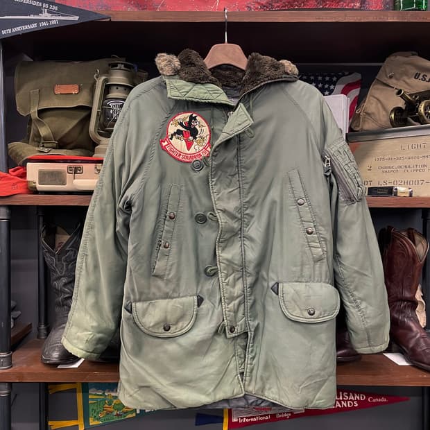 U.S AirForce 전투비행대대 VF-191 퍼 후드 N3B 야상자켓