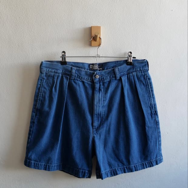폴로 데님 쇼츠