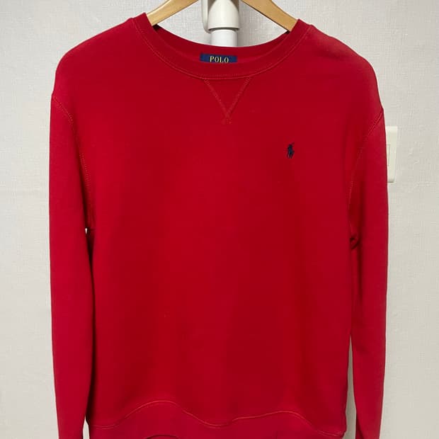 폴로 랄프로렌 레드 맨투맨