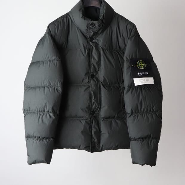 스톤아일랜드 24FW 크링클랩스 리드그레이