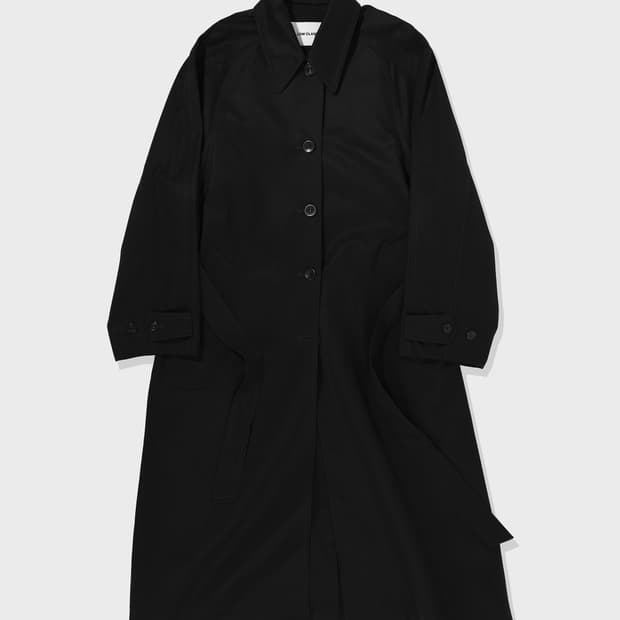 로우클래식 코트/VENTILE TRENCH COAT - BLACK