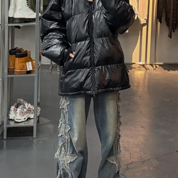 브라운브레스 태그숏 푸퍼 패딩 A2020