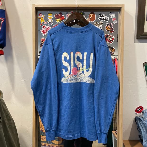 90s 수소봉제 빈티지 롱슬리브 L