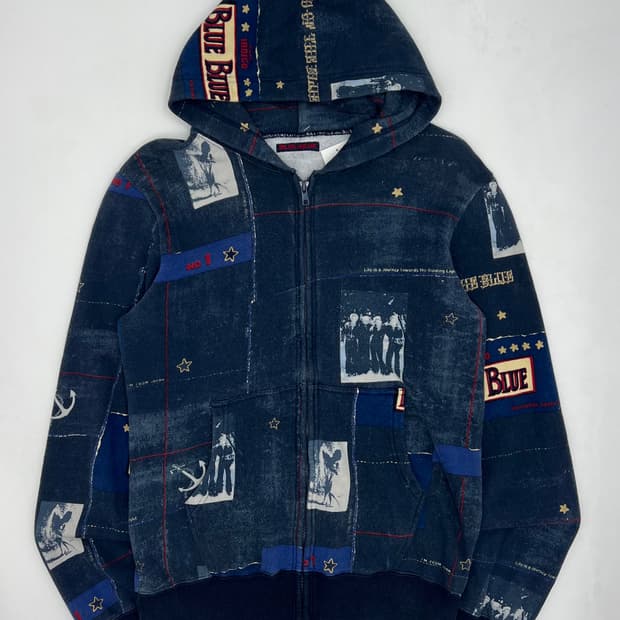 블루블루 후드집업