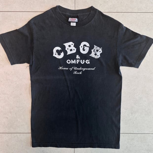 90's CBGB & OMFUG Vintage Tee (S)
