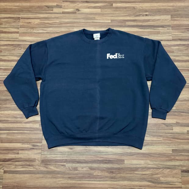 90s 빈티지 FedEx 페덱스 네이비 리 lee 스웻셔츠 맨투맨 l