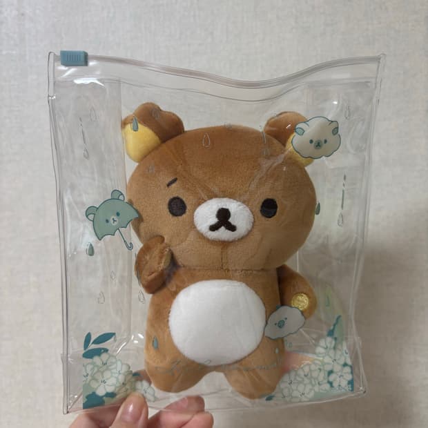 산엑스 리락쿠마 비온뒤맑음 인형