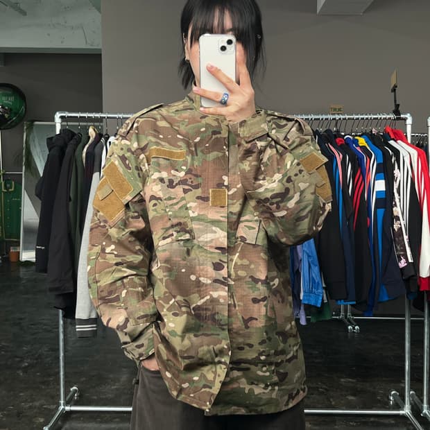 빈티지 BDU 밀리터리 야상 자켓
