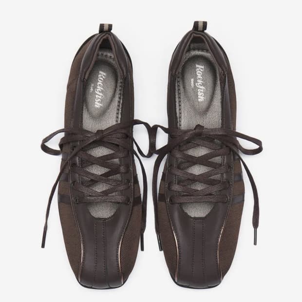 락피쉬 블리스 레이스업 스니커즈 브라운 250