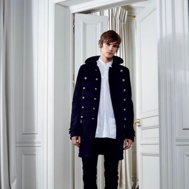 발망 12AW 후드 나폴레옹 코트