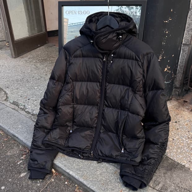 랄프로렌 블랙라벨 후드 다운 푸퍼자켓