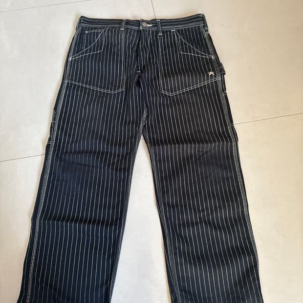 STRIPE WORK PANTS 스트라이프 작업 바지