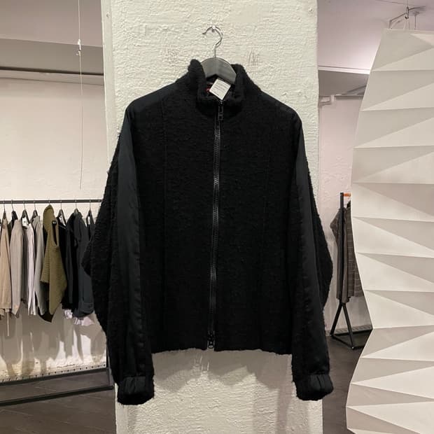 요지야마모토 후리스 집업 자켓