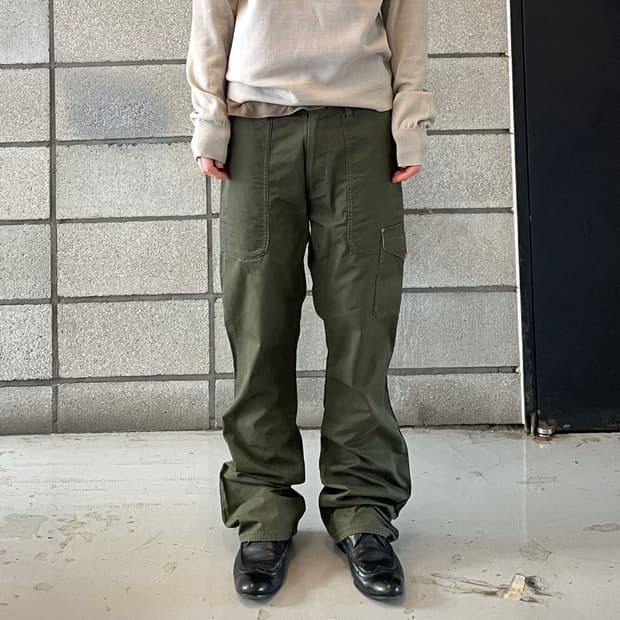 준야와타나베 플레어 신치백 카고 팬츠